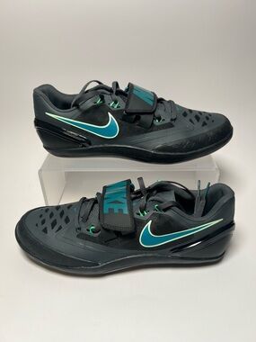 Nike Zoom Rotational 6 Black Track Field Throwing Shoe Men's Size 9.5 FZ9606-001